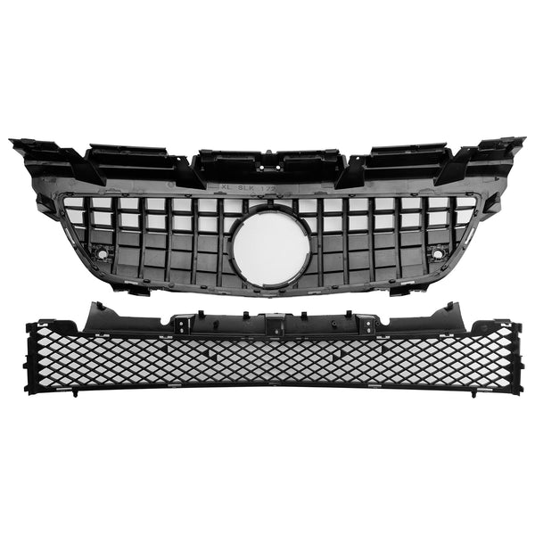 2011-2016 Mercedes-Benz SLK-klasse R172 SLK55 Chrome Front Upper Nedre Grille A1728880160 Generisk