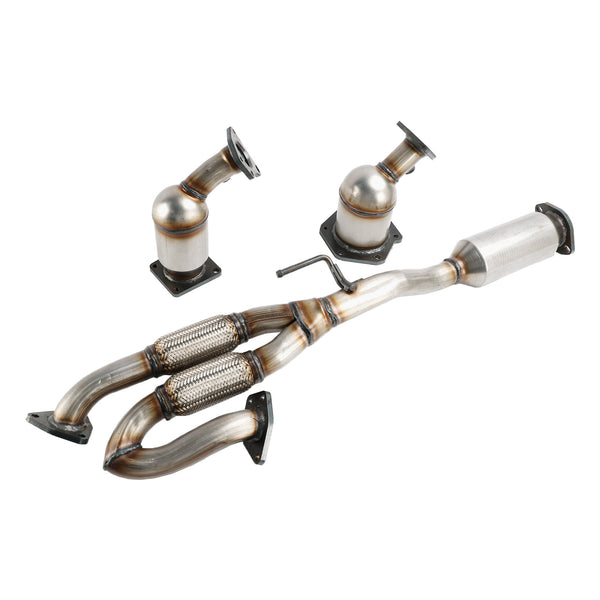 2009-2014 Nissan Maxima 3.5L All Three Catalytic Converter Flex Y-Pipe