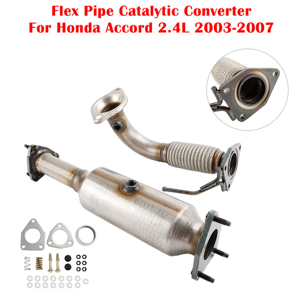 Tuyau flexible avant et convertisseur catalytique Honda Accord 2003-2007 2,4 L générique