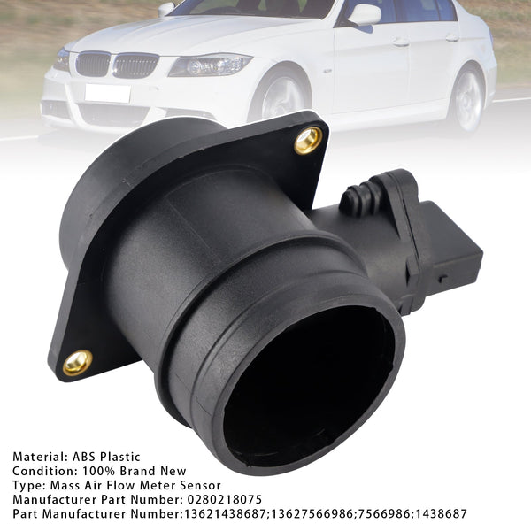 Masseluftmengdemålersensor for BMW E46 316i E81 E87 116i E90 E92 316i 0280218075