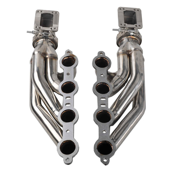 Collettore di scarico turbo adatto per LS1 LS6 LSX V8 + gomiti da T3 T4 a 3,0 