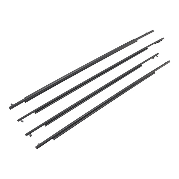 2010-2015  Toyota Prius 4PCS Door Glass Belt Outer Molding Weatherstrip