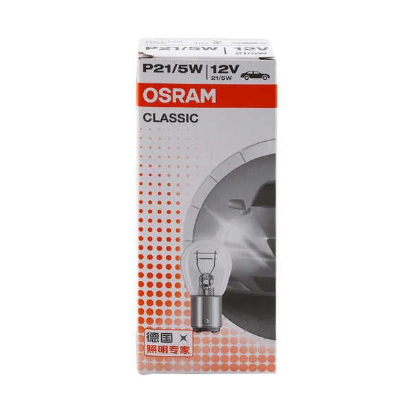 OSRAM 10PCS Car Light Tubular Lamp bulb P21/5W BAY15D 12V 21/5W 7528 Generic