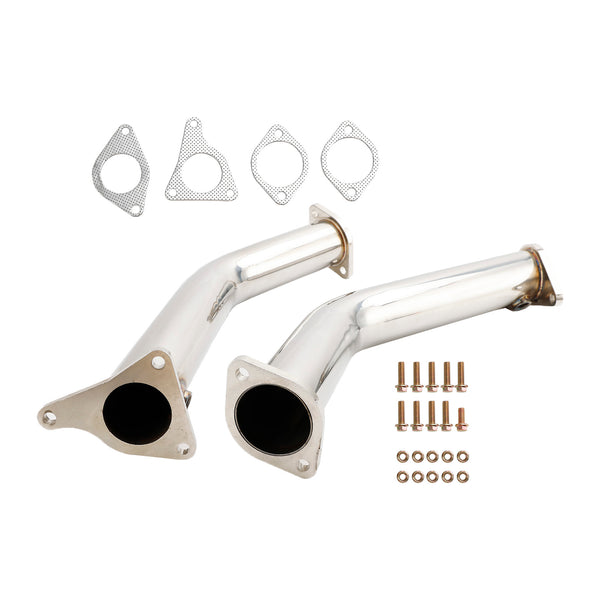 2017+ INFINITI Q60 VR30 Twin Turbo Auspuff Racing Downpipe Edelstahl Generic