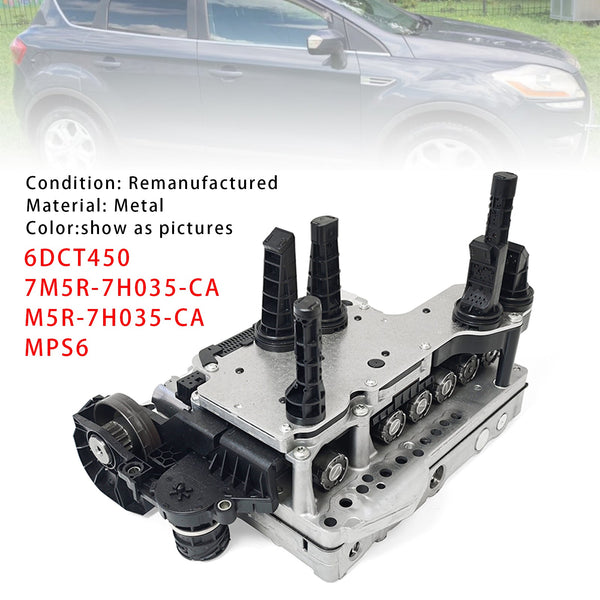 6DCT450 MPS6  7M5R-7H035-CA Transmission Mechatronic Valve Body+TCM For Ford