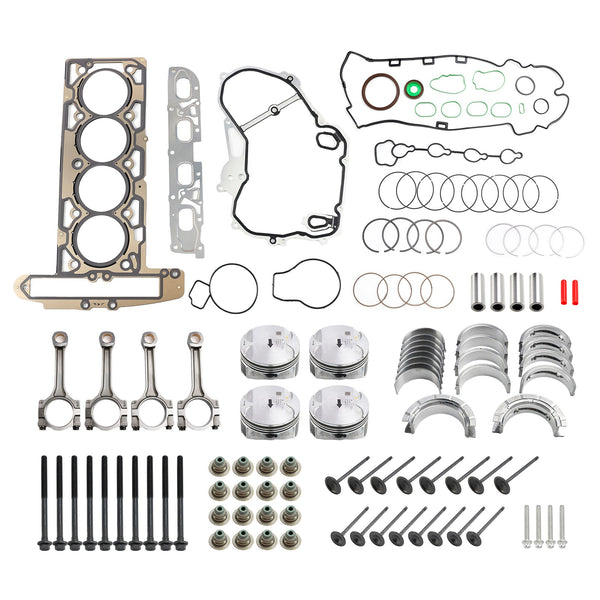 Buick Chevrolet GMC 2.4L Ricostruzione motore Revisione Pistoni Valvole Kit guarnizioni HS54874 HS26517PT Generico