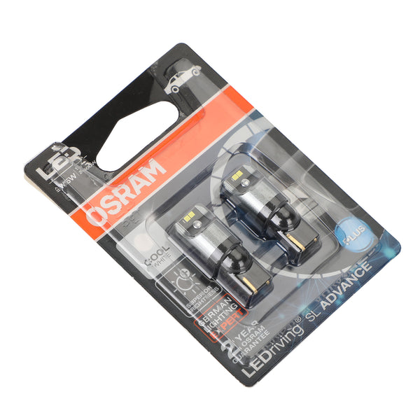 2 pièces OSRAM 2980CW ampoules auxiliaires de voiture LED W5W 12V1.5W W2.1x9.5d générique