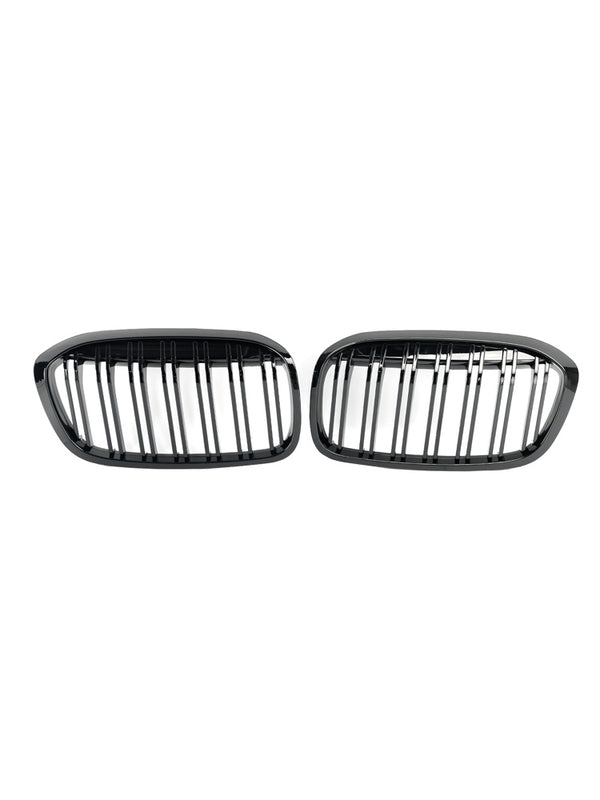 2018-2021 BMW Série 2 F45 F46 2PCS Gloss Black Front Kidney Grill Grille Genérico