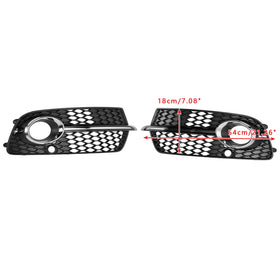 2013-2017 Audi Q5 S-Line SQ5 Noir Chrome Pare-chocs avant Grille de phare antibrouillard 8R0807682N 8R0807681S Générique