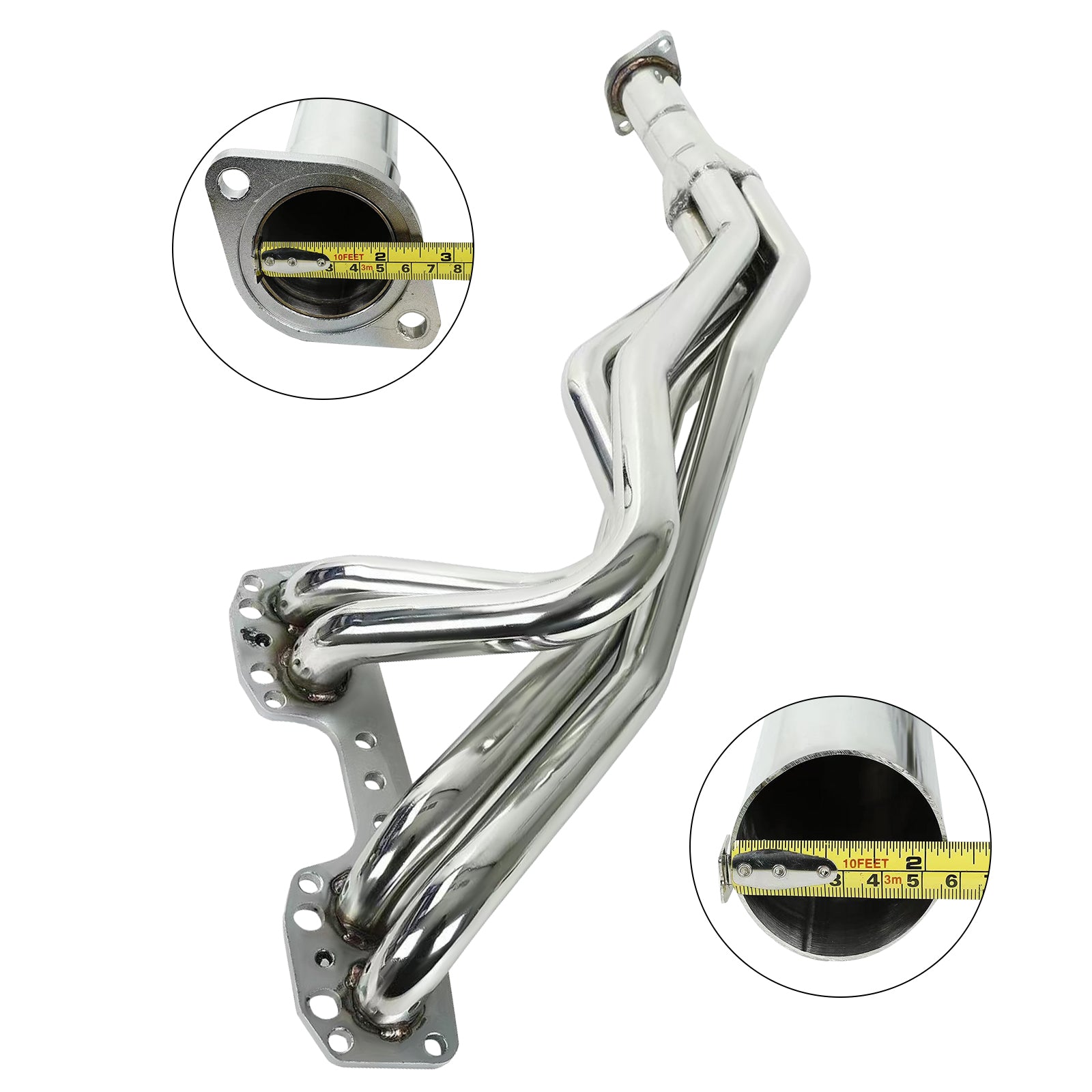 1975-1983 Toyota Hilux 4WD 2.2L SOHC motor eksosmanifold toppstykke