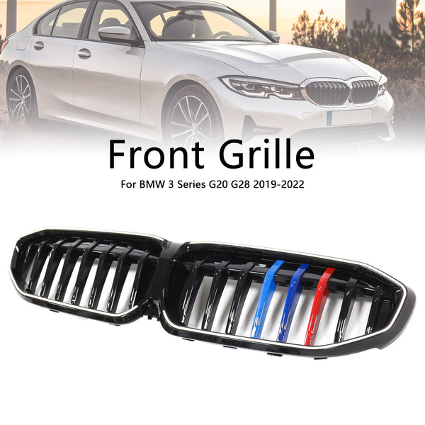 2019-2022 BMW 3-serie G20 Black Kidney Grille Grill M-stil 51138072085 Generisk