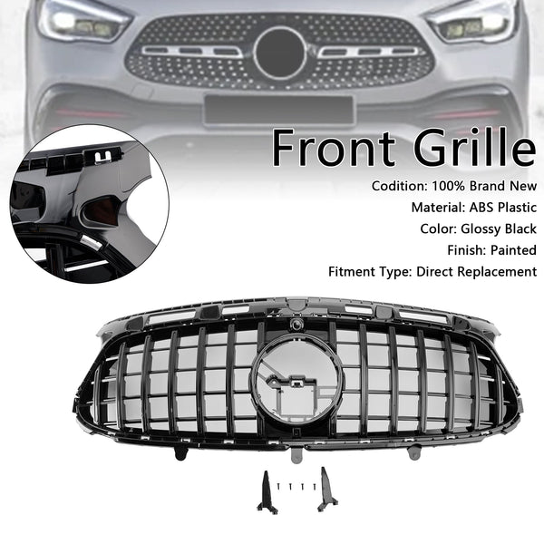 2020-2023 Mercedes Benz Gla-klasse H247 Deluxe Front Bumper Grill Grill Generic