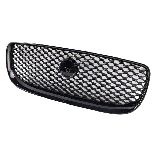 2015-2018 Jaguar XE Gloss Black Honeycomb Front Bumper Grille Generic
