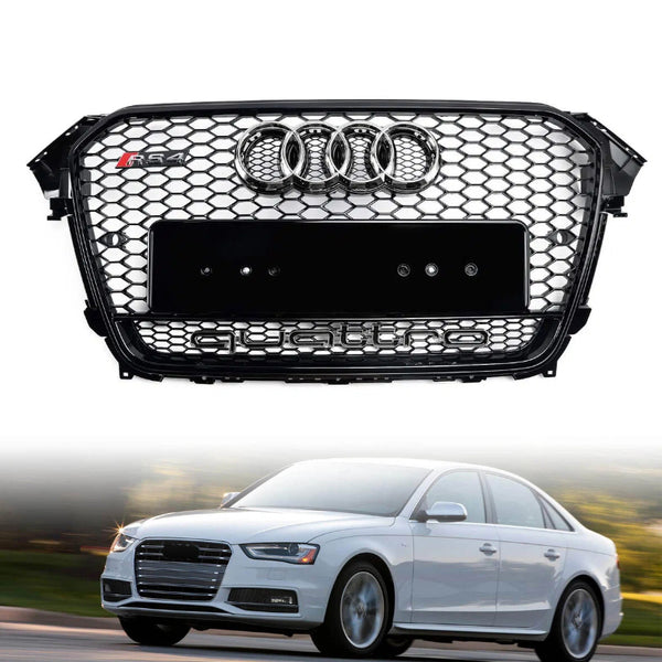 2013-2016 Audi A4 S4 B8.5 avec Quattro RS4 Style Grille de pare-chocs avant générique