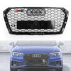 2017-2018 Audi A4/S4 Black Honeycomb RS4 Style Mesh Hex Grill Reemplazo genérico