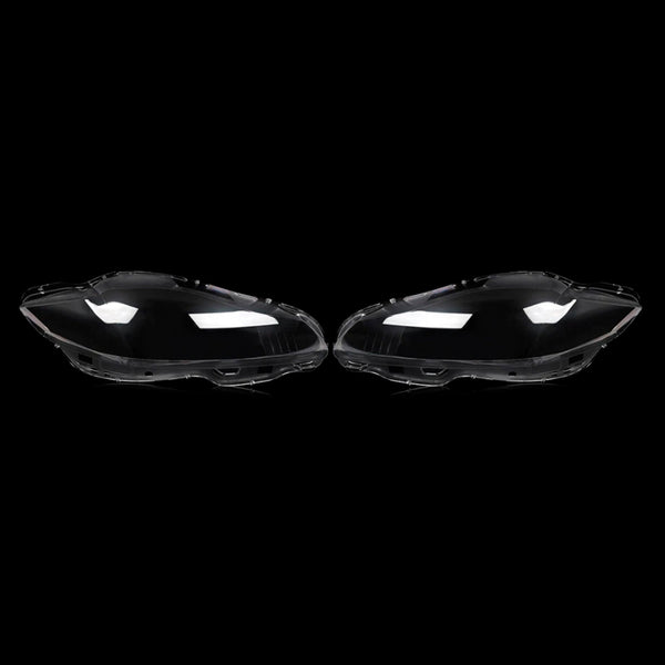 Pair Front Headlight Lens Cover Shell Clear For Jaguar XJ XJL 2010-2019