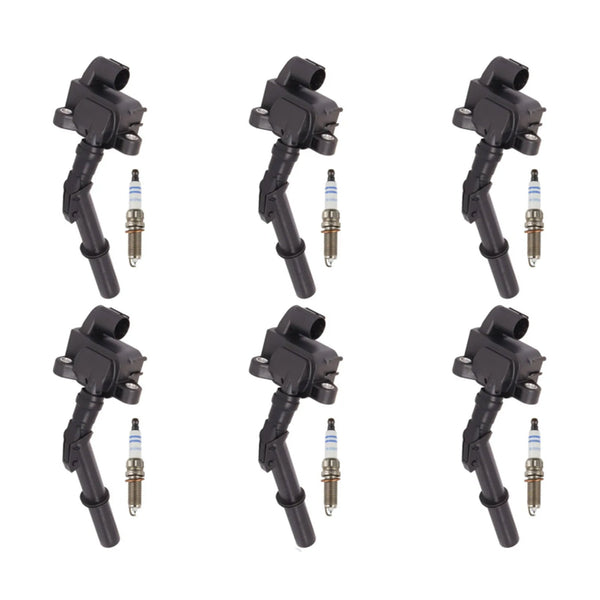 2012-2017 Mercedes-Benz E550 S550 V8 4.7L 6x Ignition Coil +Spark Plug UF741 A2769063700 Generic