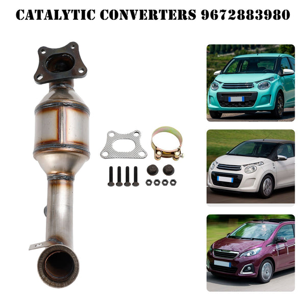 Peugeot 108, 208, 301, 308 II, 2008 60 KW / 82 PS 1.2VTi Catalytic Converter 9822117480