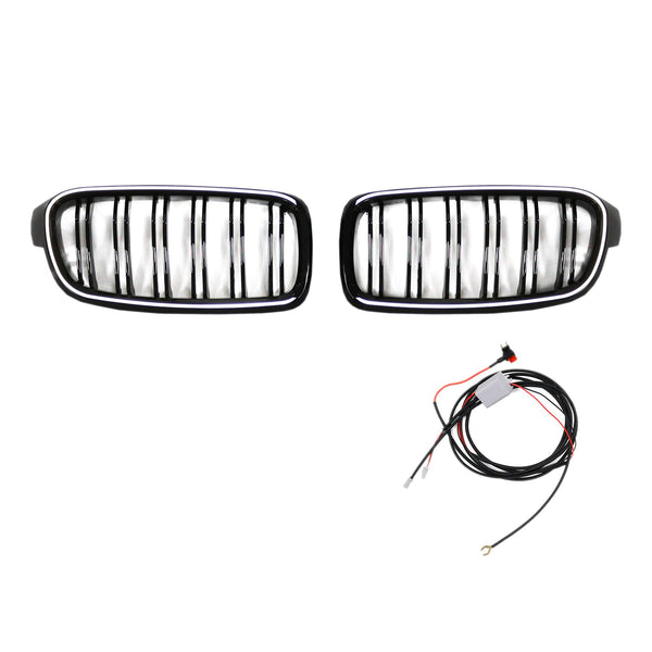 2012-2019 BMW 3 Série F30 F31 F35 Dvojitá lamena přední ledvinové mřížky 51137263481 Generic