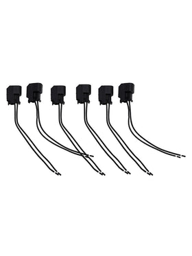 6-EV6 drivstoffinjektorkontakt Pluggklemme Pigtail Quick Disconnect Fit Hyundai