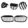 2018-2021 BMW Série 2 F45 F46 2PCS Gloss Black Front Kidney Grill Grille Genérico