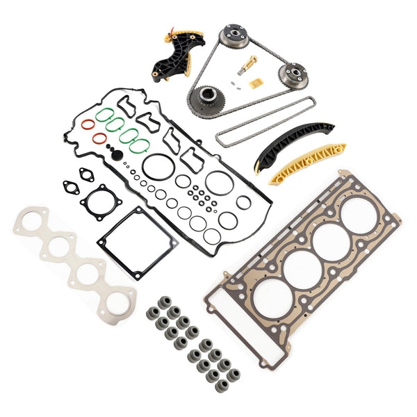 2002/05-2007/02 Mercedes-Benz C-Class W203 C180 C200 Timing Chain Kit & Camshaft Gears & Head gGasket Set 2710500647