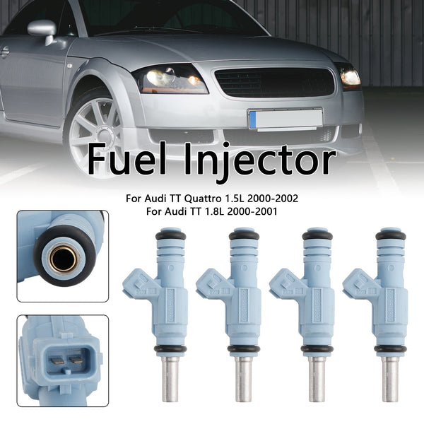 2000-2002 Audi TT Quattro 4PCS Fuel Injector 0280155892 0280155893