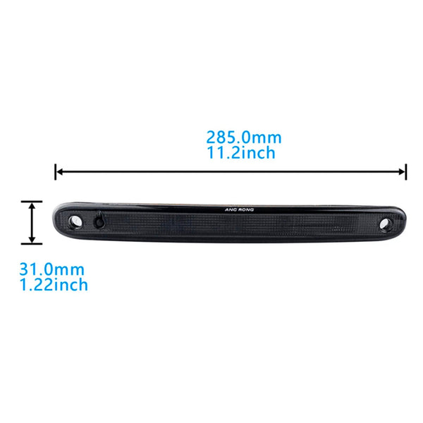 Høynivå svart, tredje stopp bremselys bak for Citroen C1 for Peugeot 107