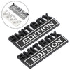 2 st Shitbox Edition Emblem Decal Badges Stickers Voor Ford Chevy Auto Vrachtwagen #C