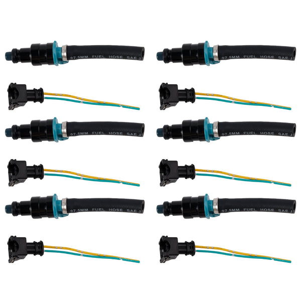 6PCS Fuel Injector 0280150036 Fit Mercedes-Benz 280SEL 450SE 280SEL 4.5L V8