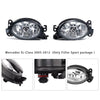 2006-2009 Mercedes CLK-Class Pair Front Fog Light Lamps With Bulbs A1698201556 A1698201656 Generic