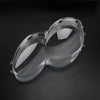 2Pcs Headlight Shell Lens Cover+Glue For Benz W230/R230 SL500 SL600 2003-08