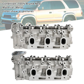 1988-1995 Toyota 4Runner 3.0L A/T M/T SR-5 Vänster+Höger Cylinderhuvud 11101-65011 Generic