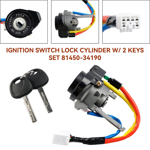 2014-2019 Kia Soul Lgnition Lock Cylinder w/Keys 81450-34190 Generic