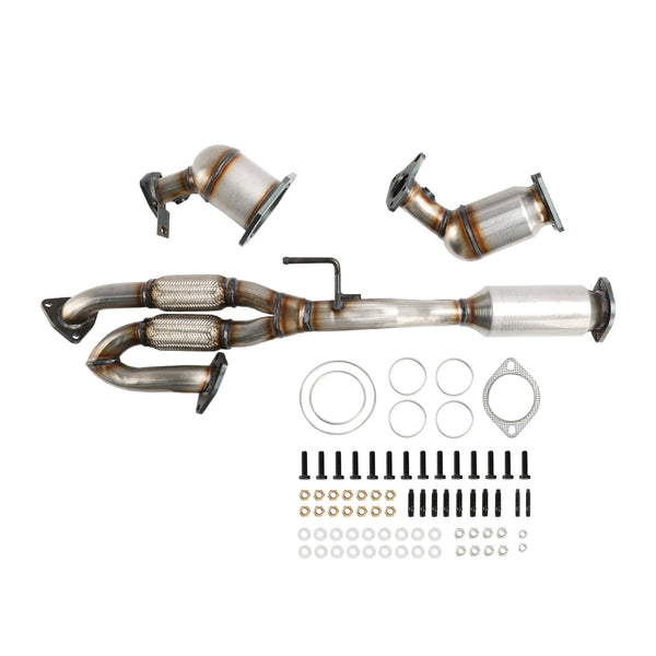 2009-2014 Nissan Maxima 3.5L All Three Catalytic Converter Flex Y-Pipe