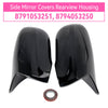 Side Mirror Covers Rearview Housing Black for Lexus IS250 IS350 2006-2012