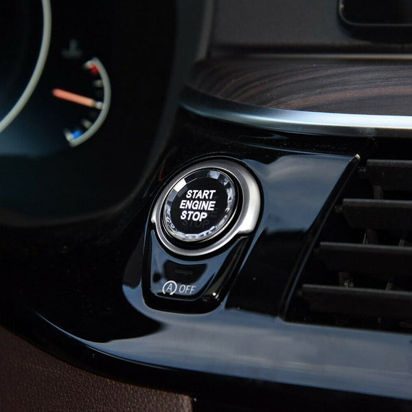 2015–2016 BMW X6 F16 schwarz Motor Start Stop Schalter Knopfabdeckung Generic