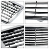 1992-1998 Benz S-klassW140 S300 S320 S350 S400 S420 S500 4-dörrars Chrome Front Bumper Grill Generic