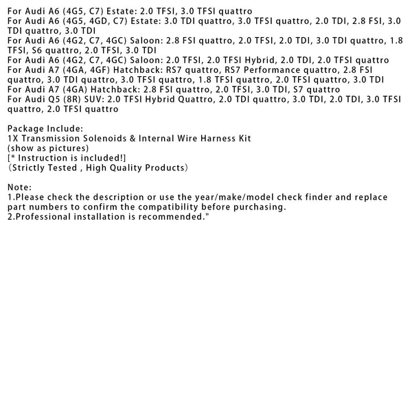 0B5 Mekatronikk reparasjonskort girkassesett for Audi Tronic S4-7