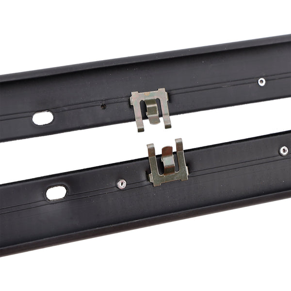 1984-1996 Chevrolet C4 Corvette Driver + Passenger Sides Door Panel Ytre Window Seals Midt-845680