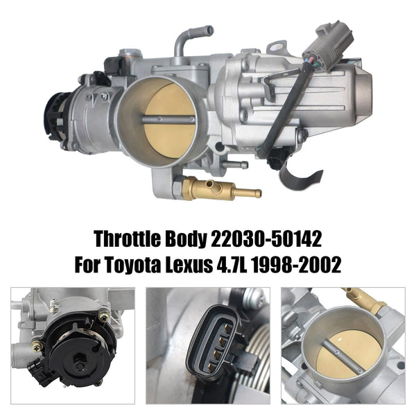 1998-2002 トヨタ ランドクルーザー レクサス LX470 4.7L V8 スロットルボディ 22030-50142 汎用