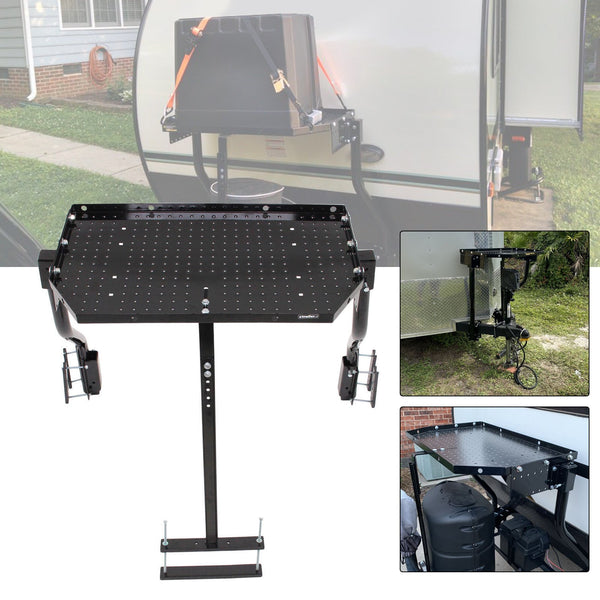 RV Trailer Tray A-Frame Cargo Carrier For Outdoor and Generator Storage Generic