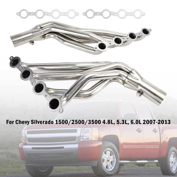 2007-2013 Chevy Silverado 1500/2500/3500 4,8 L 5,3 L 6,0 L Kits d'échappement à tube long générique