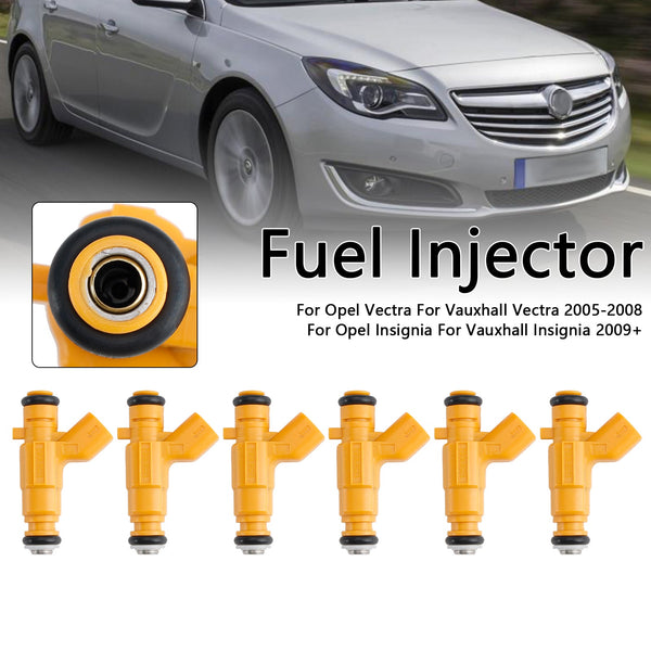 2005-2008 Opel Vectra Signum Vauxhall Vectra 6PCS Fuel Injektor 0280156129 12581682