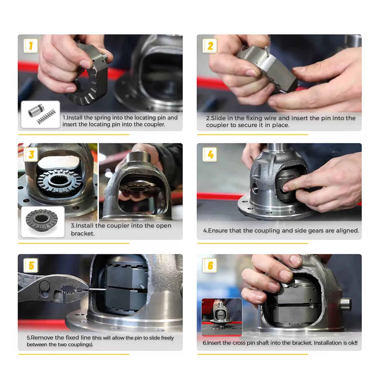 1976-1981 Volvo 265 Bakre passform Dana 30 27 Spline Front Differensial Locker SLD3027 Generic