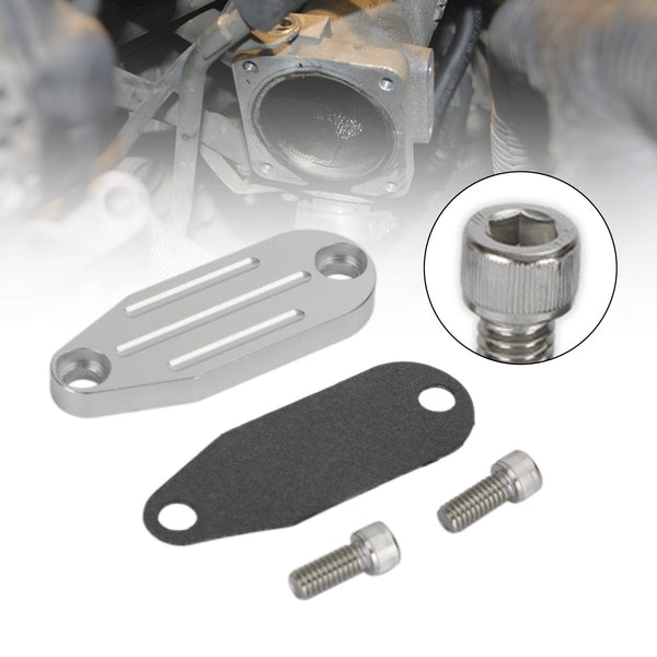 GM 2.0, 2.2, 2.5, 2.8, 3.0, 3.8, 4.3, 4.9, 5.0, 5.7, 6.6, 7.4, 8.2 EGR Delete Plug Block Off Plate Kit Generic