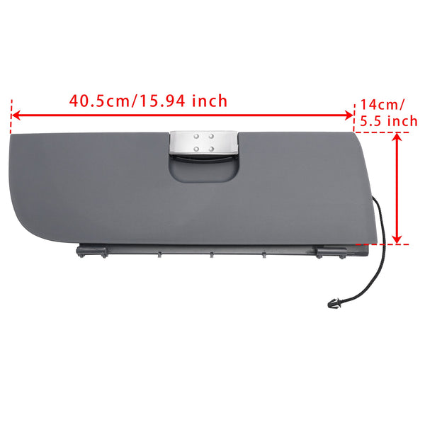 2005-2014 Toyota Aygo Peugeot 107 Citroen C1 RHD Grey Glove Box Lid Cover Grey PZ416-93403-00 Generic