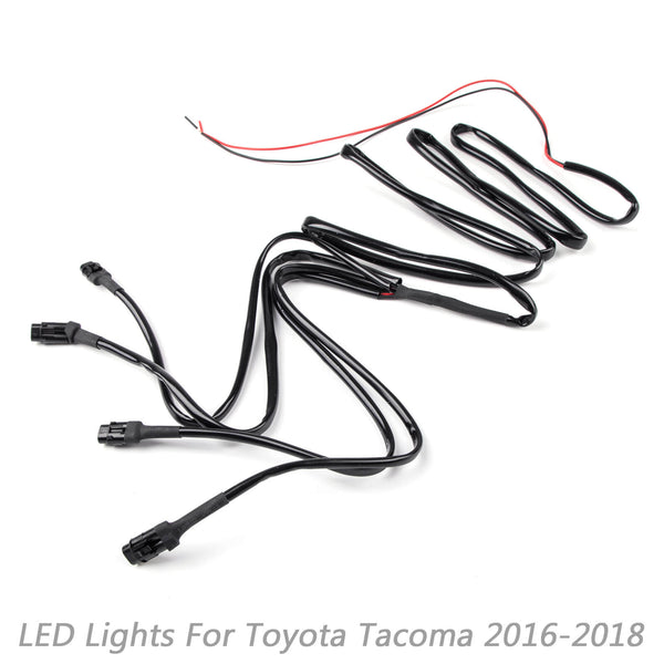 2016-2020 Toyota Tacoma PT228-35170 Front Bumper Hood Grille With 4 PCS LED Lights Generic