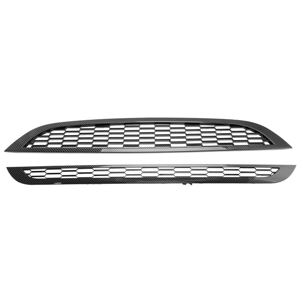 2002-2006 Mini Cooper R50 R52 R53 2Pcs Honeycomb Mesh Front Grille Grill