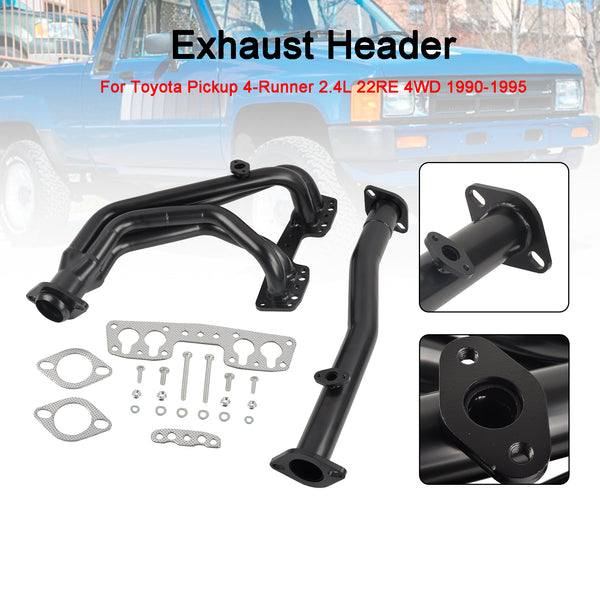 1990-1995 Toyota Pickup 4-Runner 2.4L 22RE 4WD Exhaust Manifold Header Generic